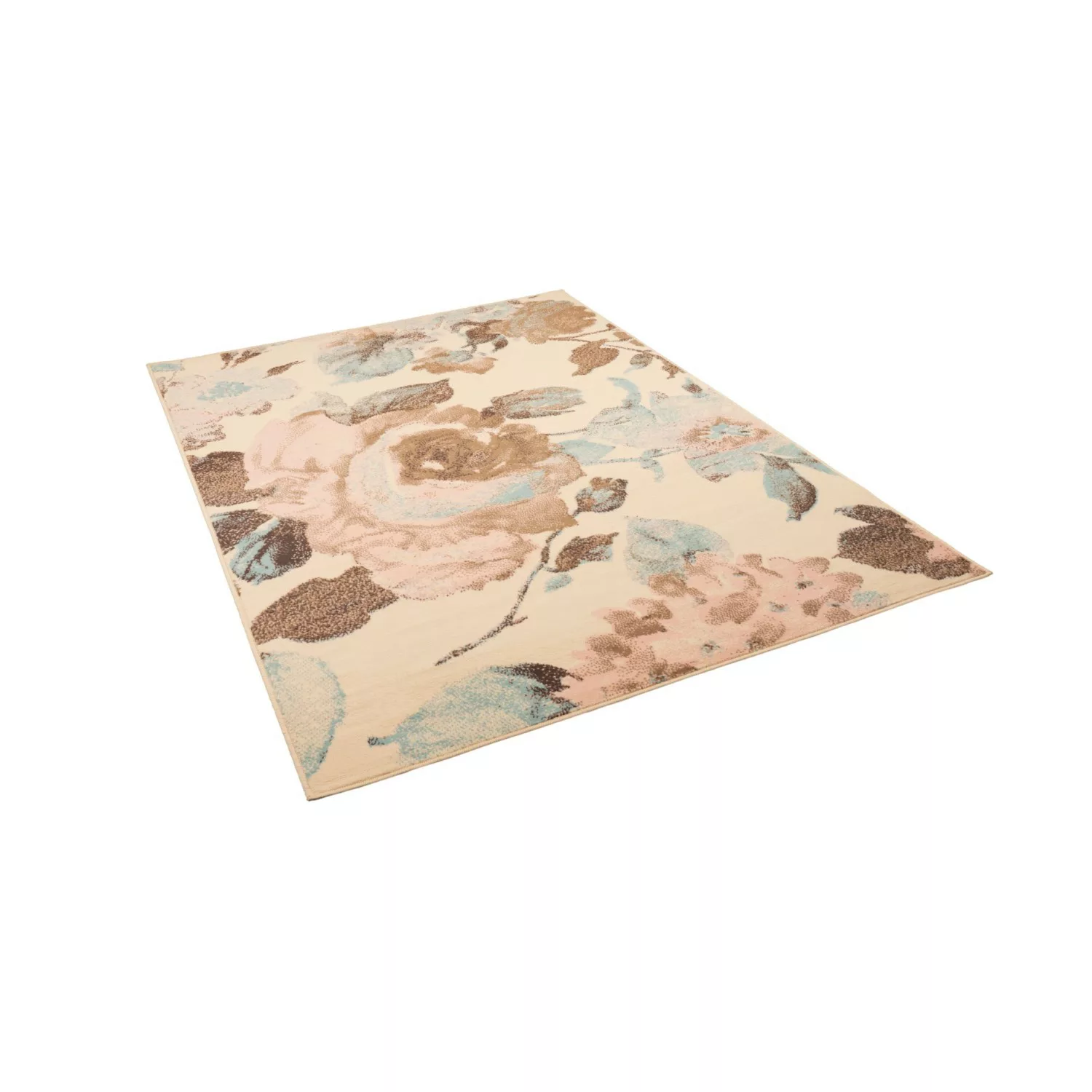 Pergamon Teppich Klassik Trendline Rosen Beige 120x170cm günstig online kaufen