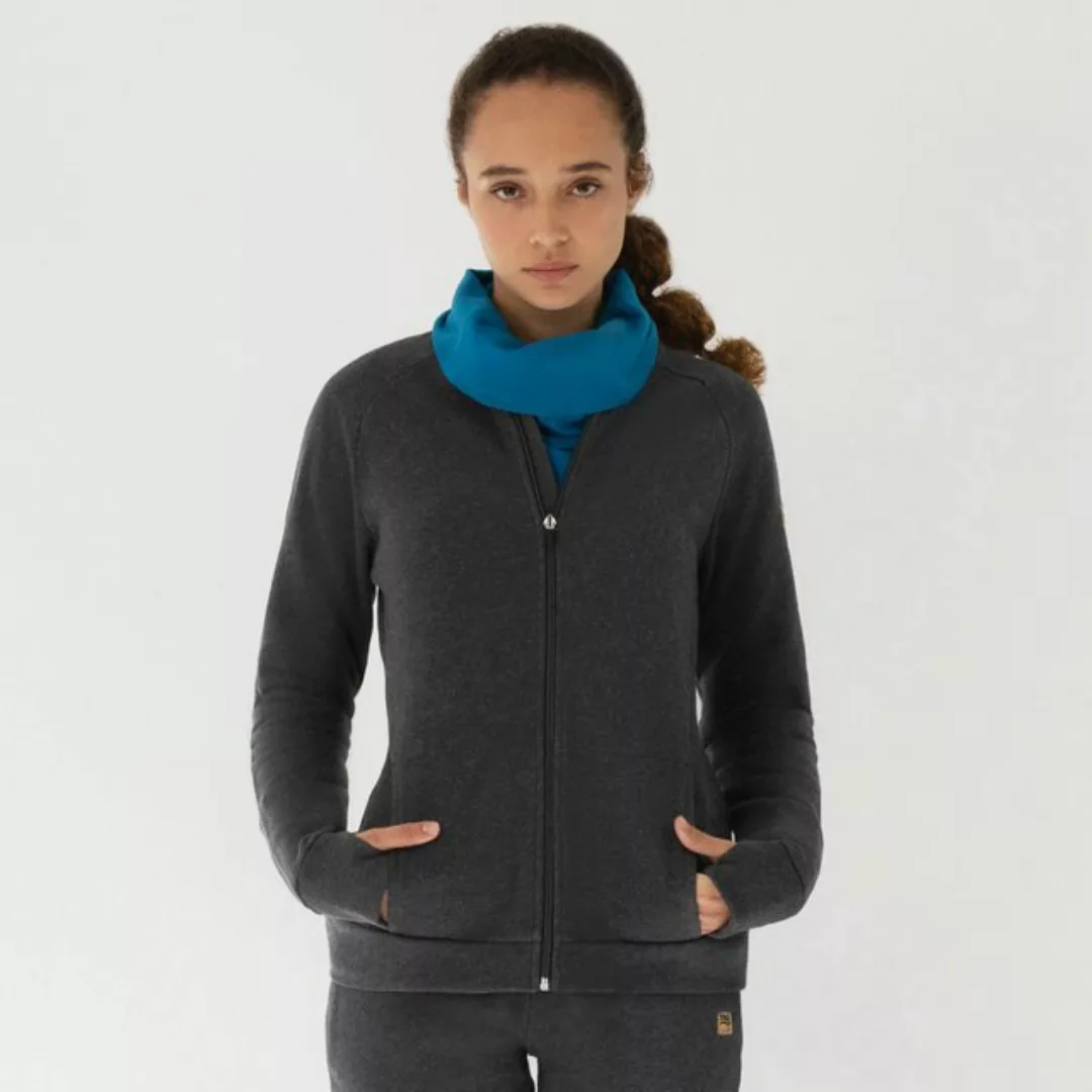 Damen Sweatjacke Inga Mit Stehkragen Aus Bio-baumwolle günstig online kaufen