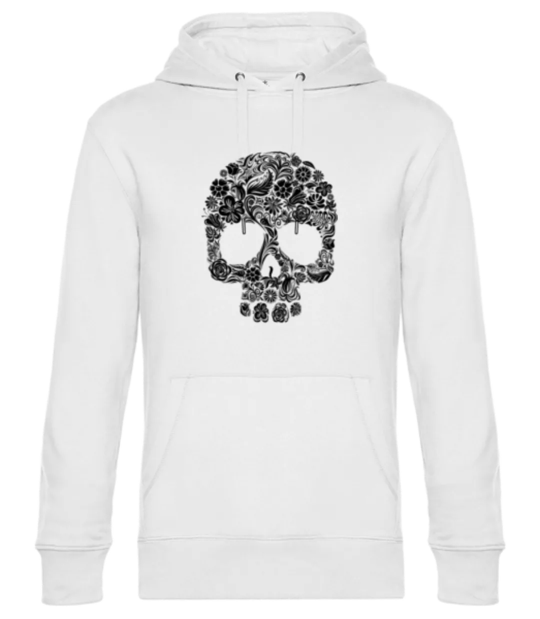 Flower Skull · Unisex Premium Hoodie günstig online kaufen