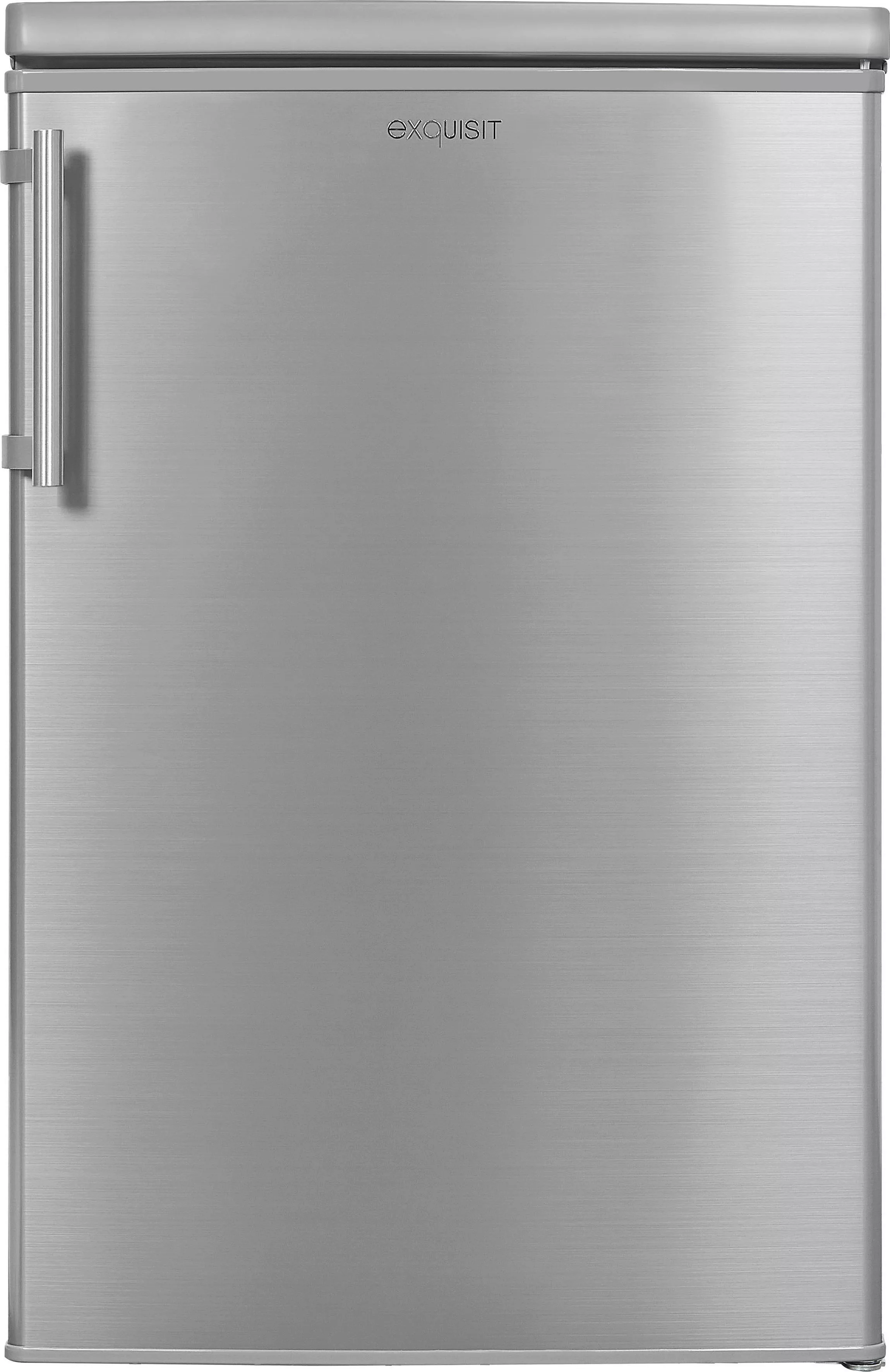 exquisit Kühlschrank »KS16-4-HE-040D«, KS16-4-HE-040D inoxlook, 85 cm hoch, günstig online kaufen