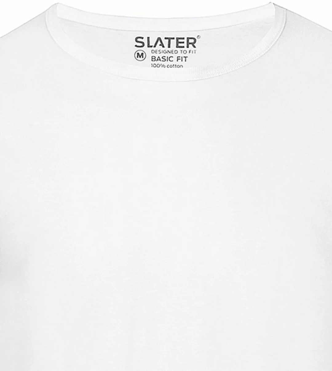 Slater 2er-Pack Basic Fit T-shirt Weiß - Größe S günstig online kaufen