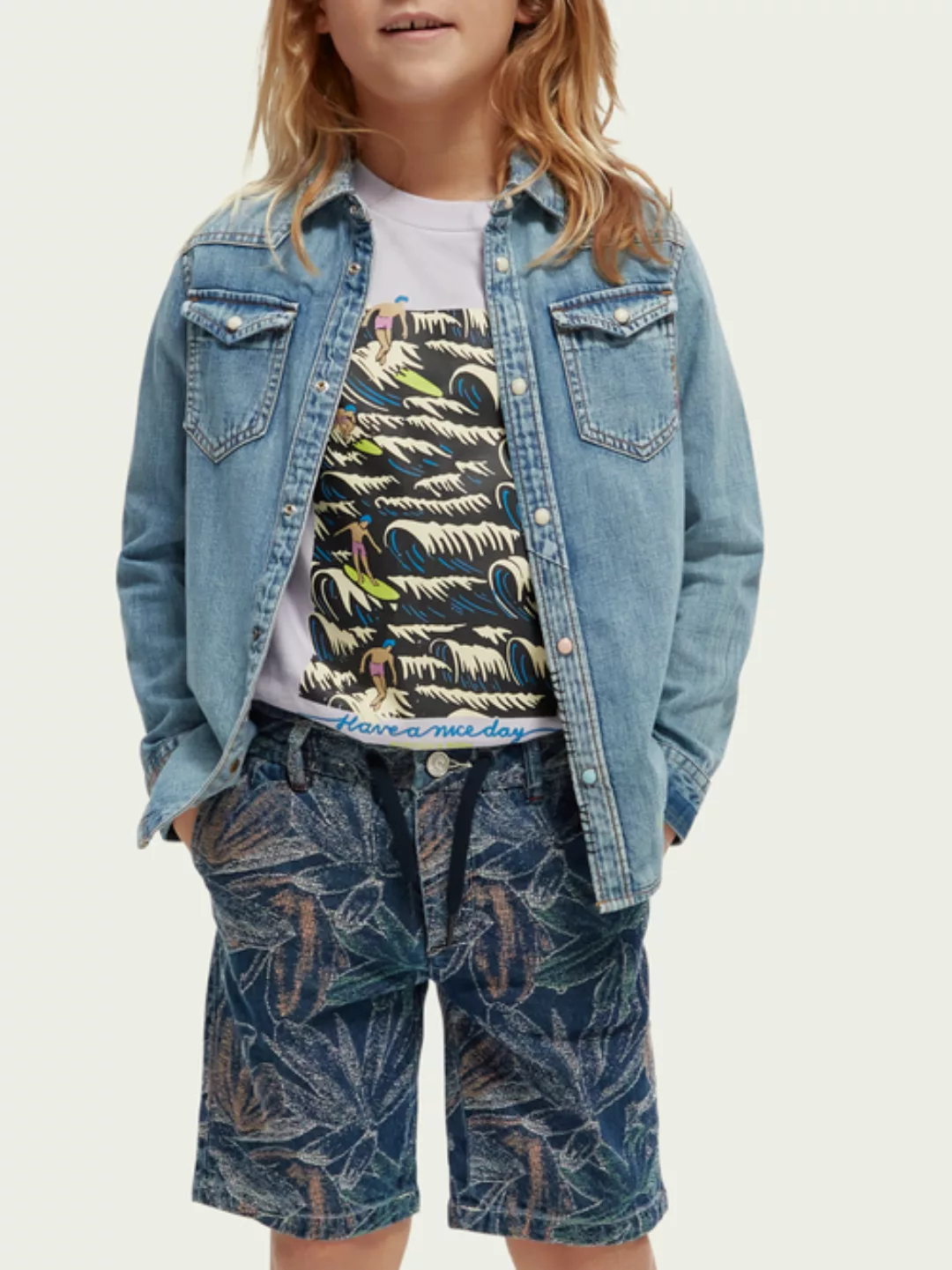 Scotch & Soda Westernhemd aus Bio-Denim günstig online kaufen