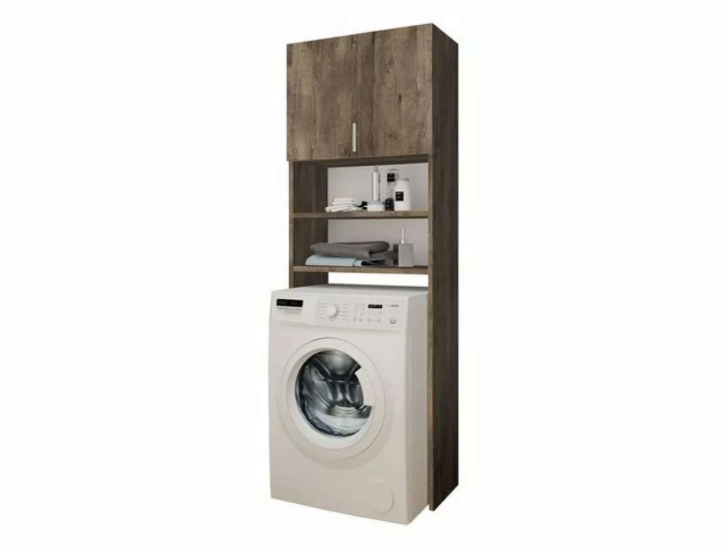 MIRJAN24 Waschmaschinenumbauschrank Bonito (mit 2 Türen) Griffe aus Alumini günstig online kaufen
