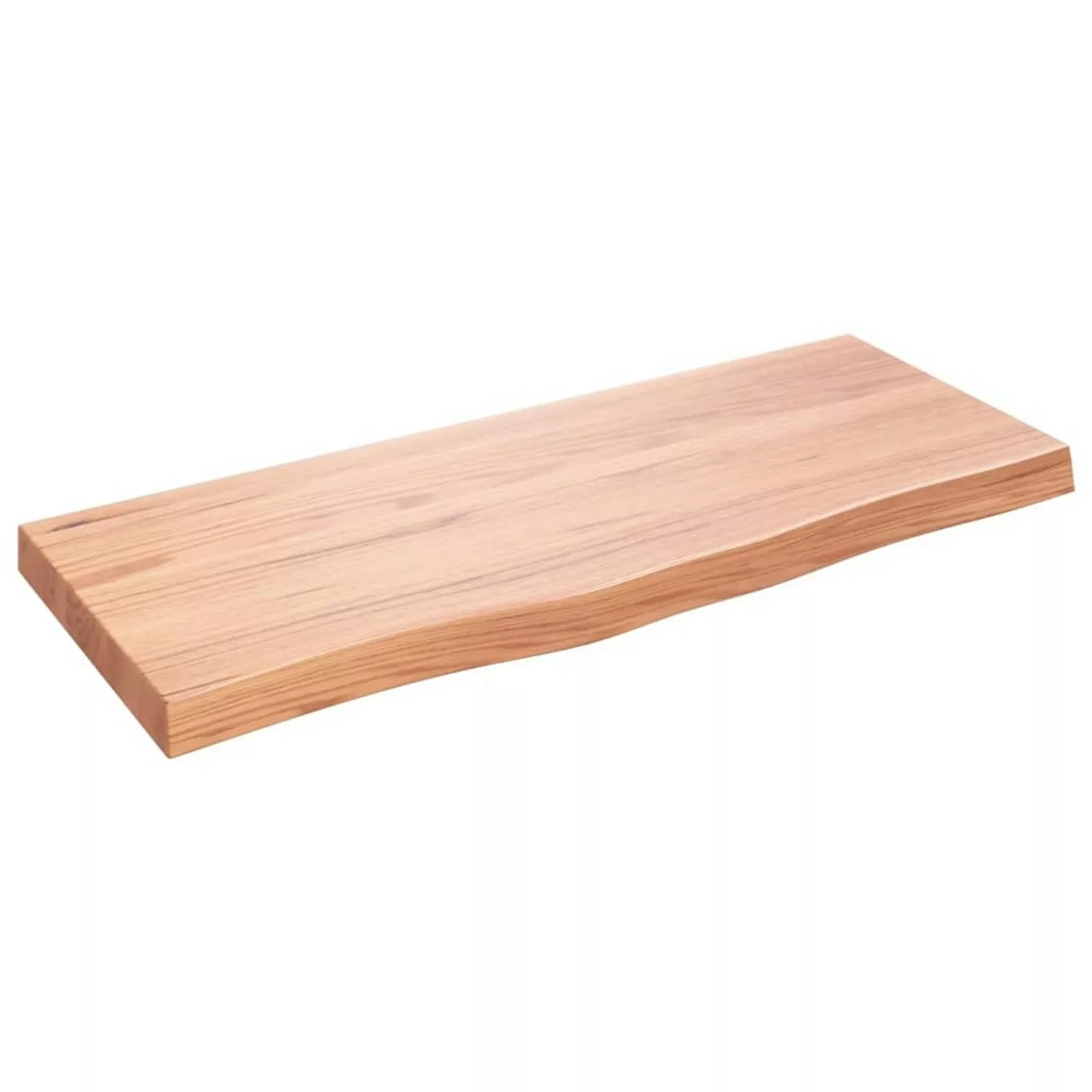 vidaXL Waschtischplatte Hellbraun 100x40x6 cm Massivholz Behandelt günstig online kaufen
