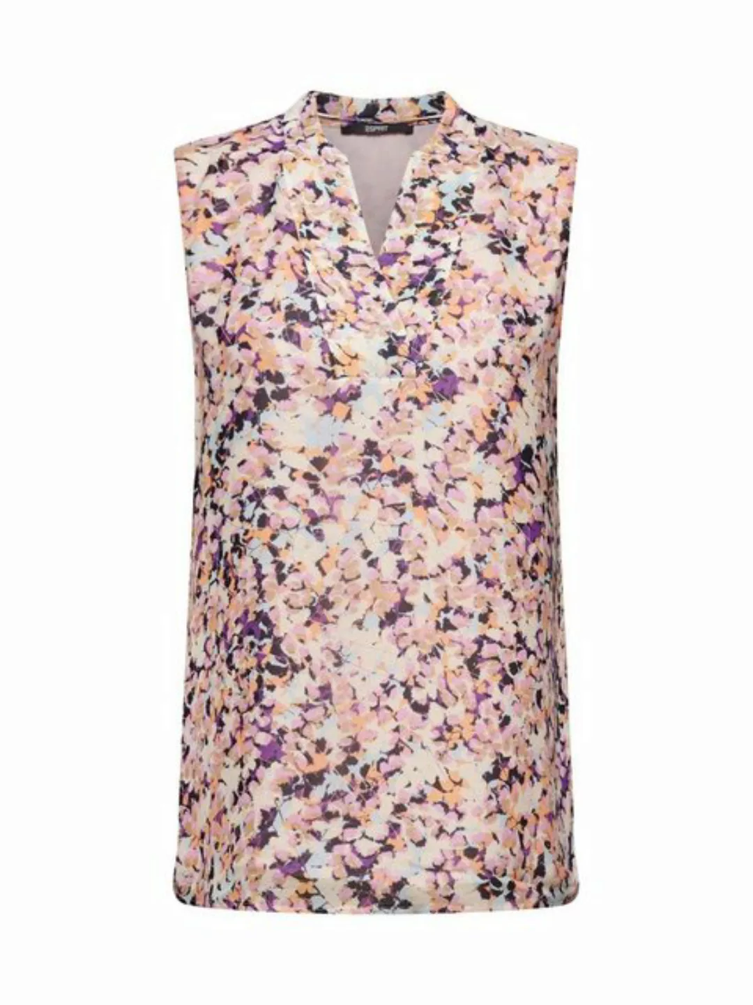 Esprit Collection Blusentop Florales Top aus Crêpe-Chiffon günstig online kaufen