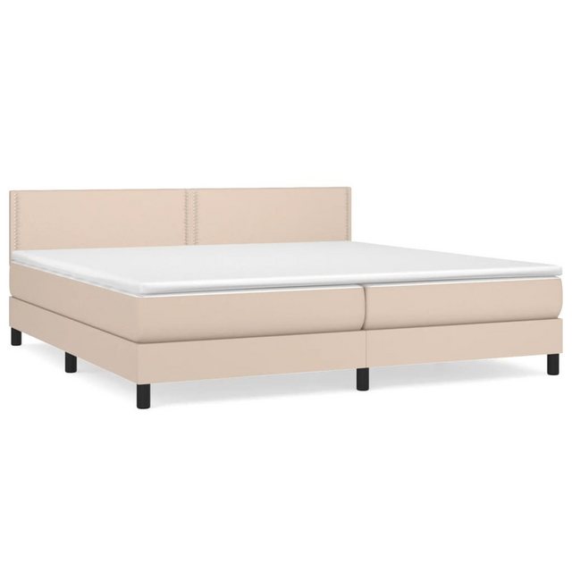 vidaXL Boxspringbett Bett Boxspringbett mit Matratze Kunstleder (200 x 200 günstig online kaufen