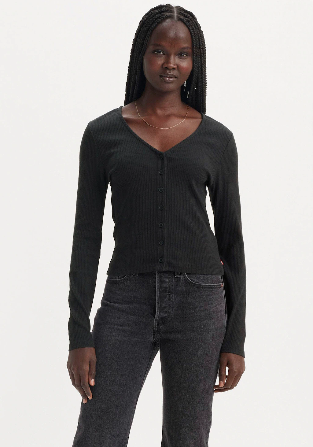 Levis Strickjacke, mit Knopfleiste und in Struktur-Optik günstig online kaufen