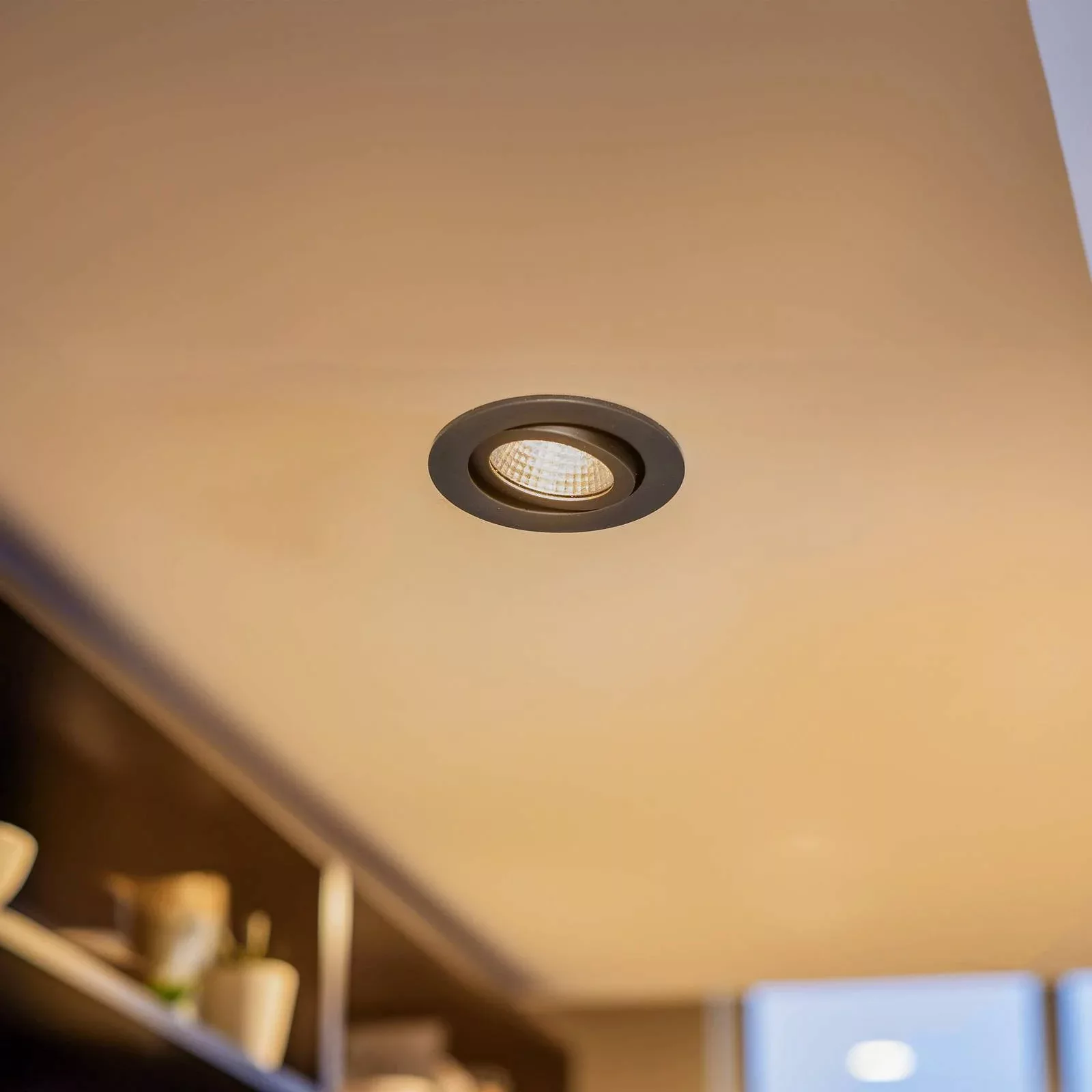 BRUMBERG LED-Einbaustrahler 38° rund schwarz 3000K günstig online kaufen