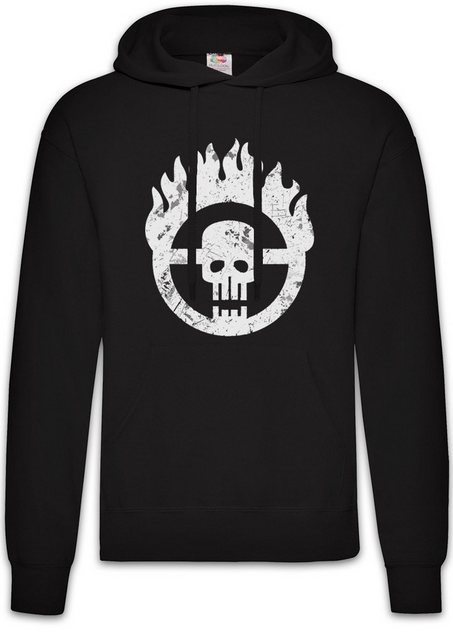 Urban Backwoods Hoodie Skull Wheel Insignia Herren Hoodie Scrotus Mad Mille günstig online kaufen