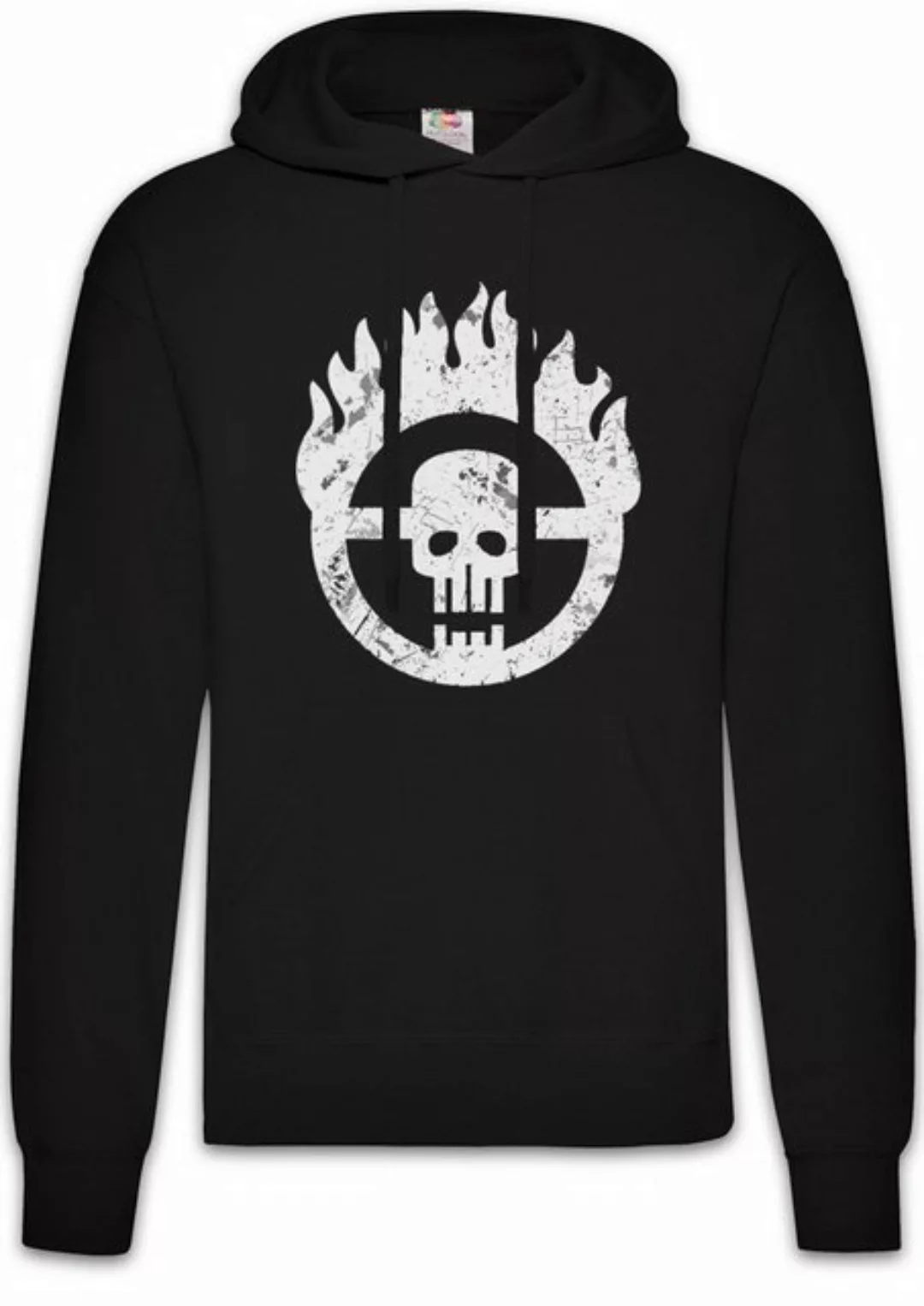 Urban Backwoods Hoodie Skull Wheel Insignia Herren Hoodie Scrotus Mad Mille günstig online kaufen