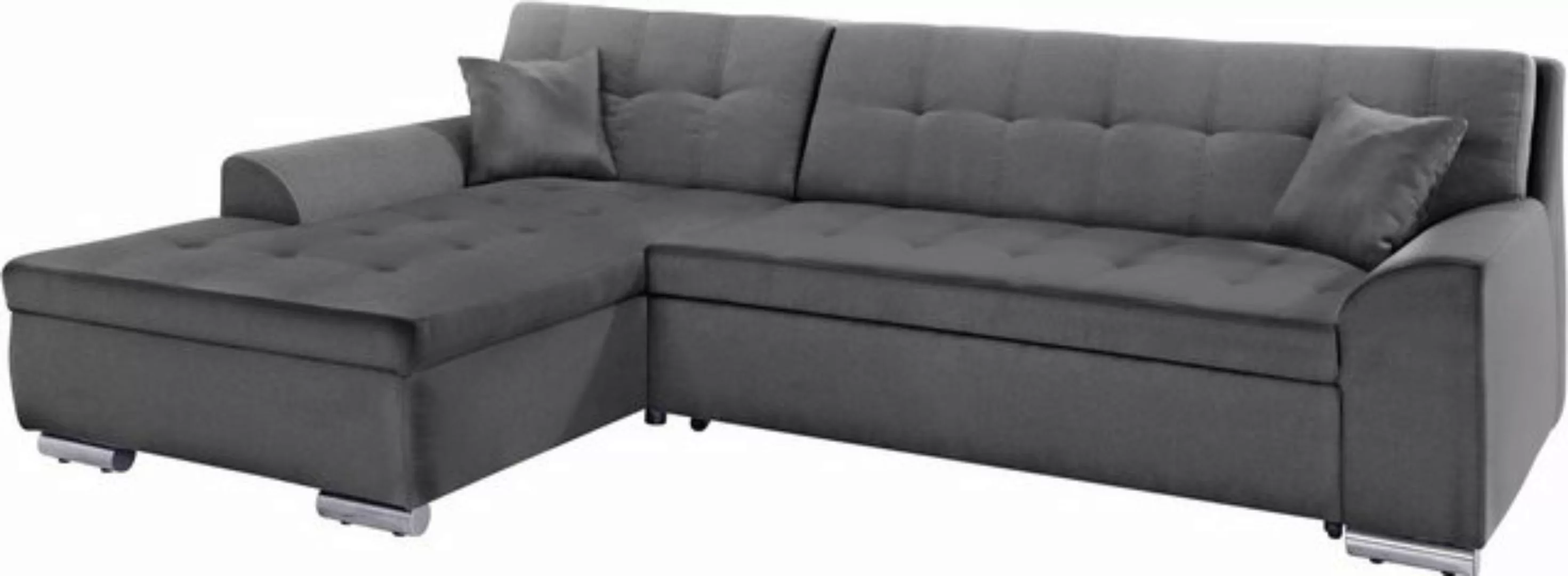 DOMO collection Ecksofa Aversa L-Form, wahlweise mit Bettfunktion günstig online kaufen