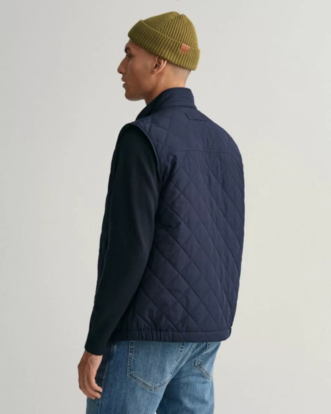 Gant Outdoorjacke QUILTED WINDCHEATER VEST, EVENING BLUE günstig online kaufen