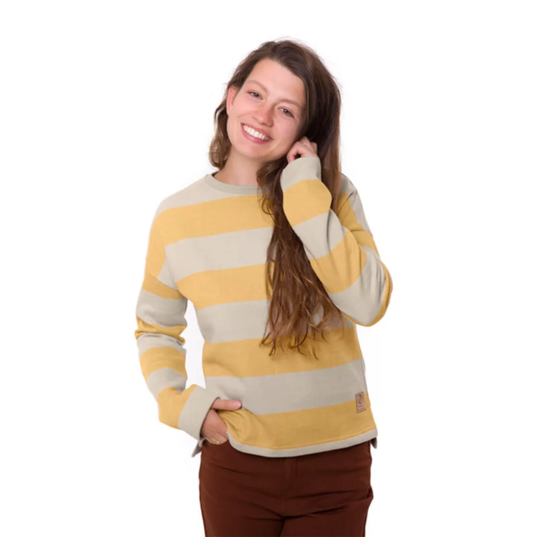 Captains Sweater Damen Gelb günstig online kaufen