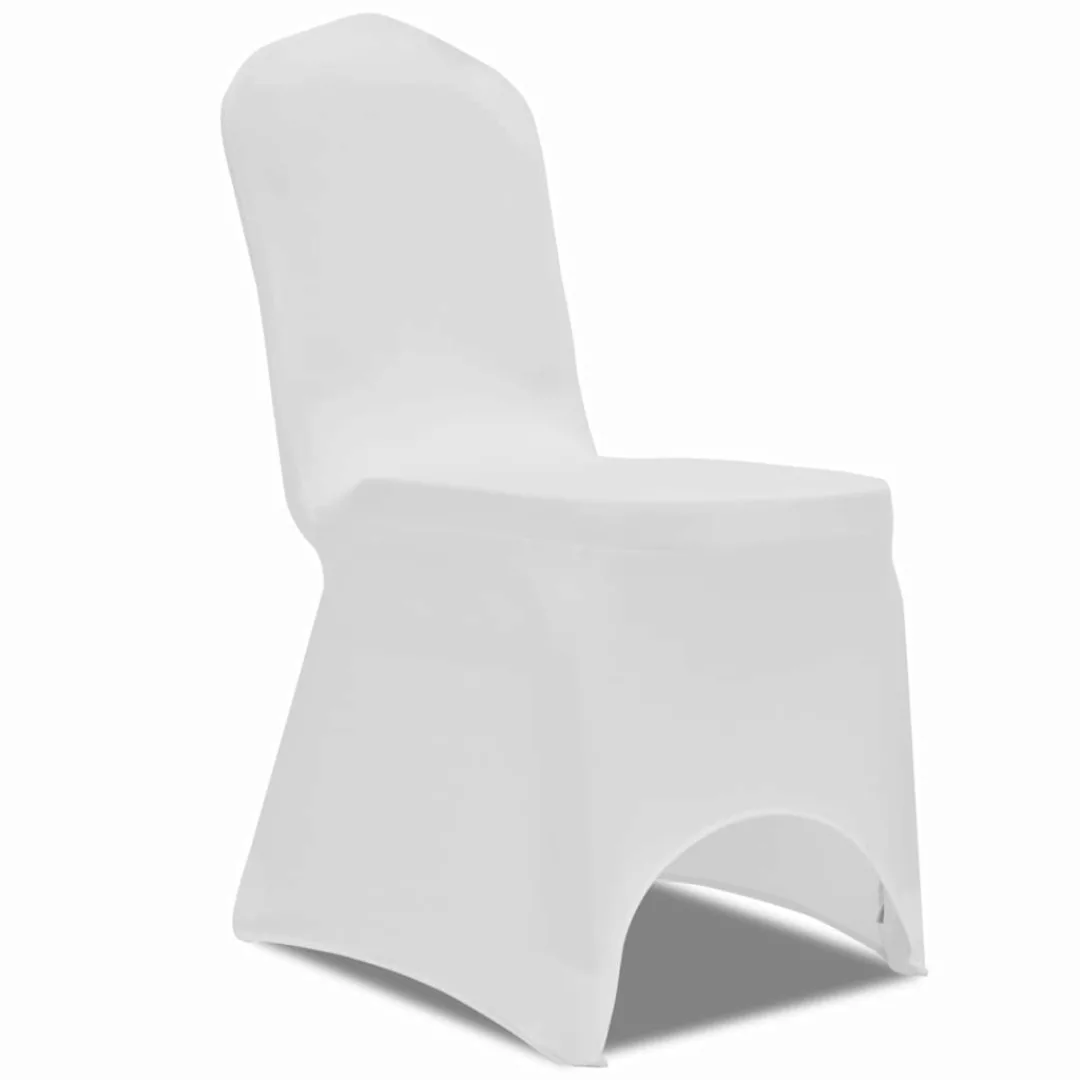 Stretch-stuhlhussen Weiß 30 Stk. günstig online kaufen