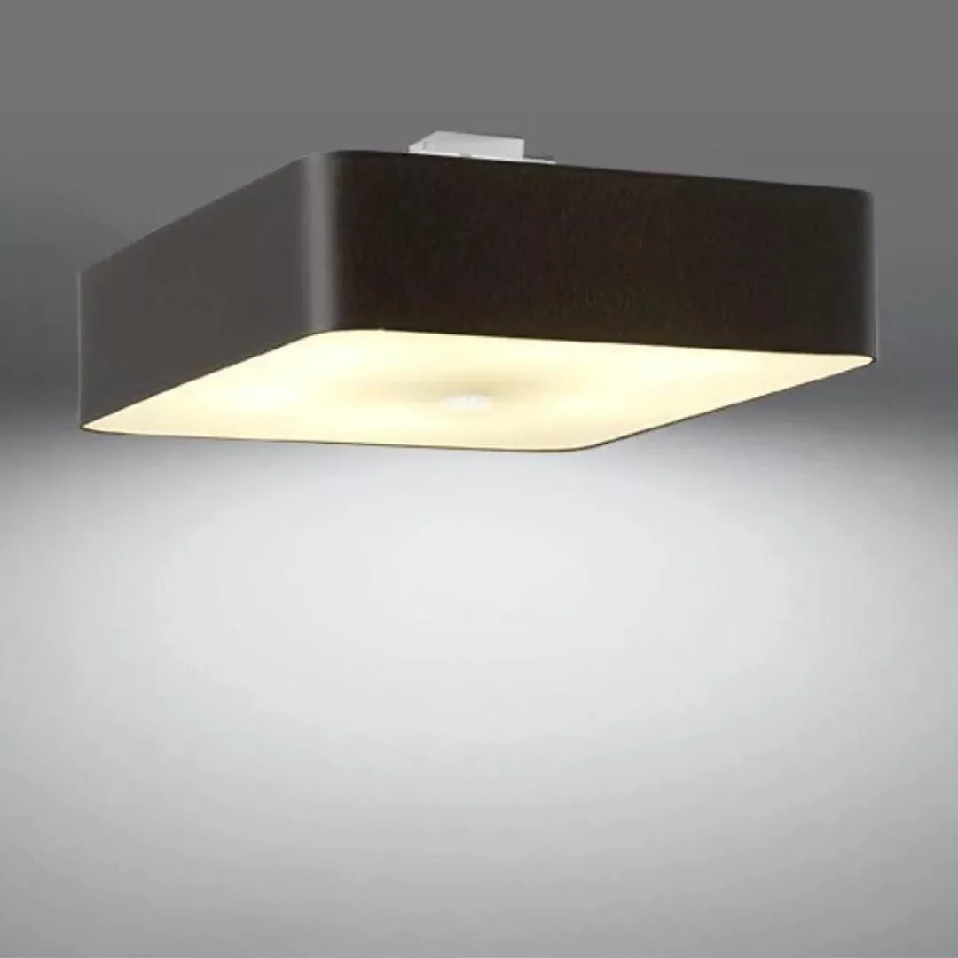 famlights | Deckenleuchte Lis in Schwarz E27 5-flammig 550x550mm günstig online kaufen