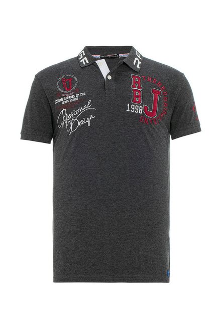 RedBridge Poloshirt mit Logo-Stickereien – Casual, Regular Fit, 100% Baumwo günstig online kaufen