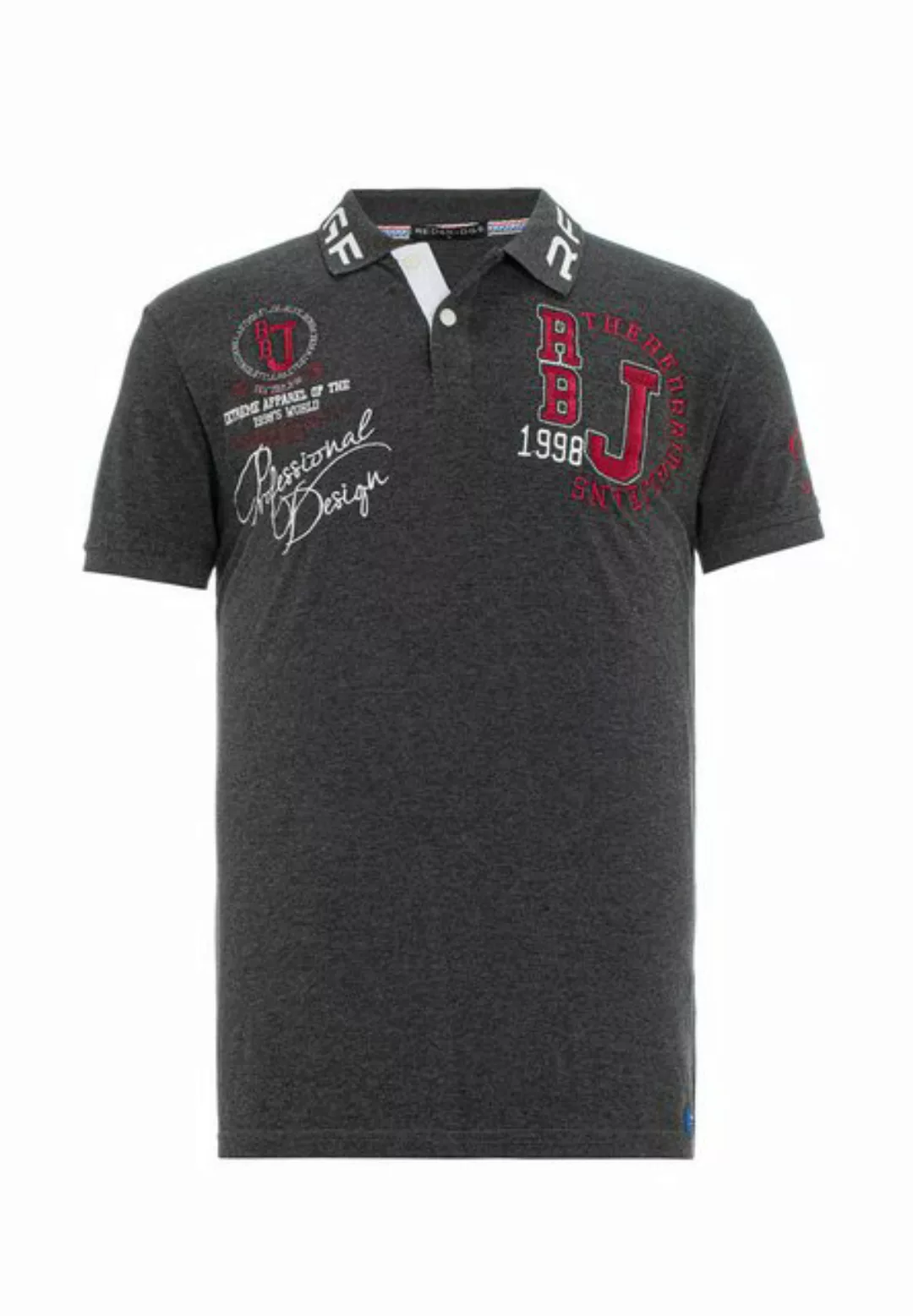 RedBridge Poloshirt mit Logo-Stickereien – Casual, Regular Fit, 100% Baumwo günstig online kaufen