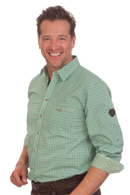 Spieth & Wensky Trachtenhemd Trachtenhemd - ALBERICH - rot, grün günstig online kaufen