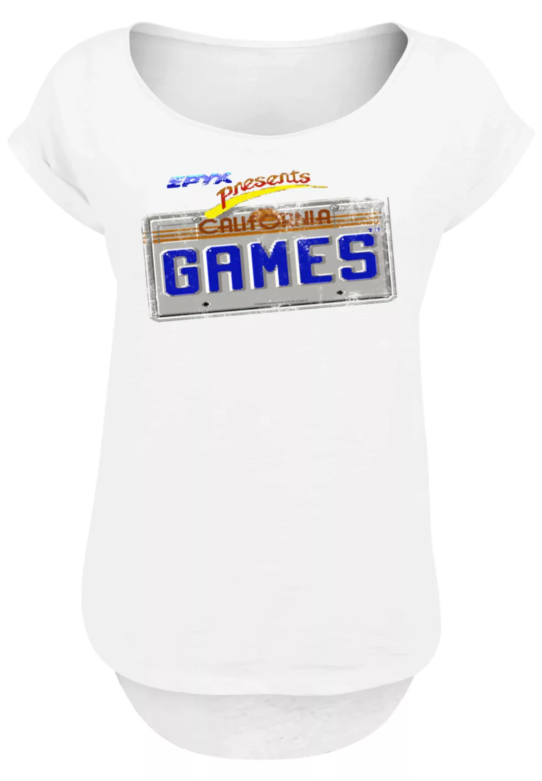 F4NT4STIC T-Shirt "Retro Gaming California Games Plate", Print günstig online kaufen