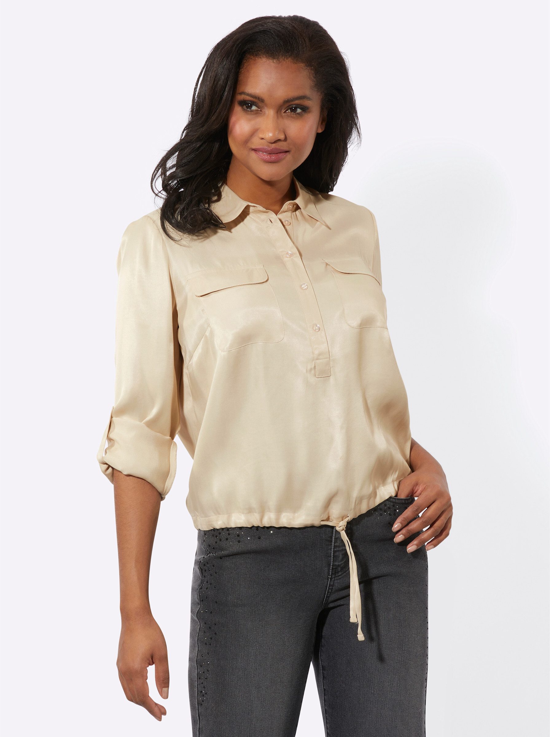 Witt Klassische Bluse Langarm-Bluse günstig online kaufen