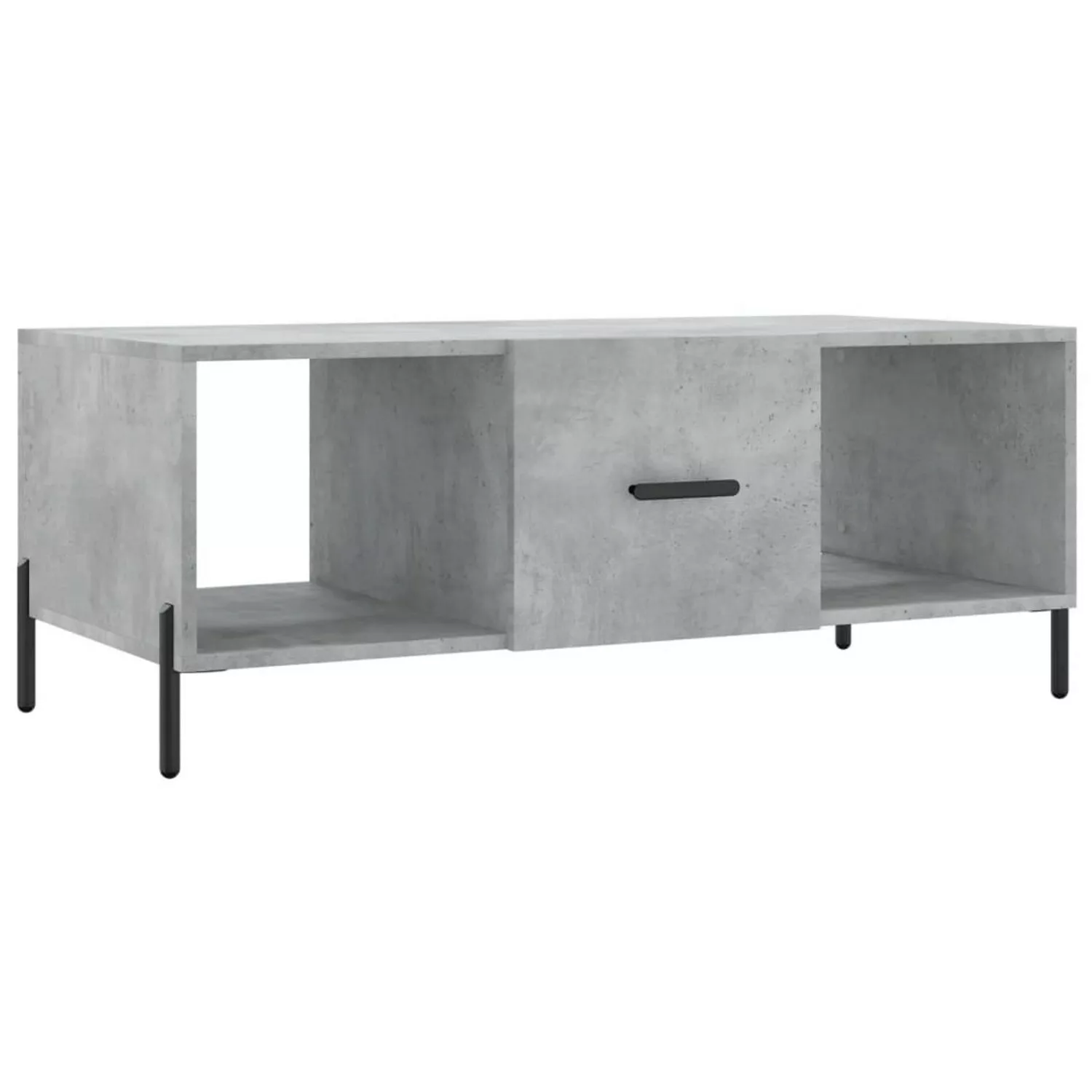 vidaXL Couchtisch Betongrau 102x50x40 cm Holzwerkstoff Modell 10 günstig online kaufen