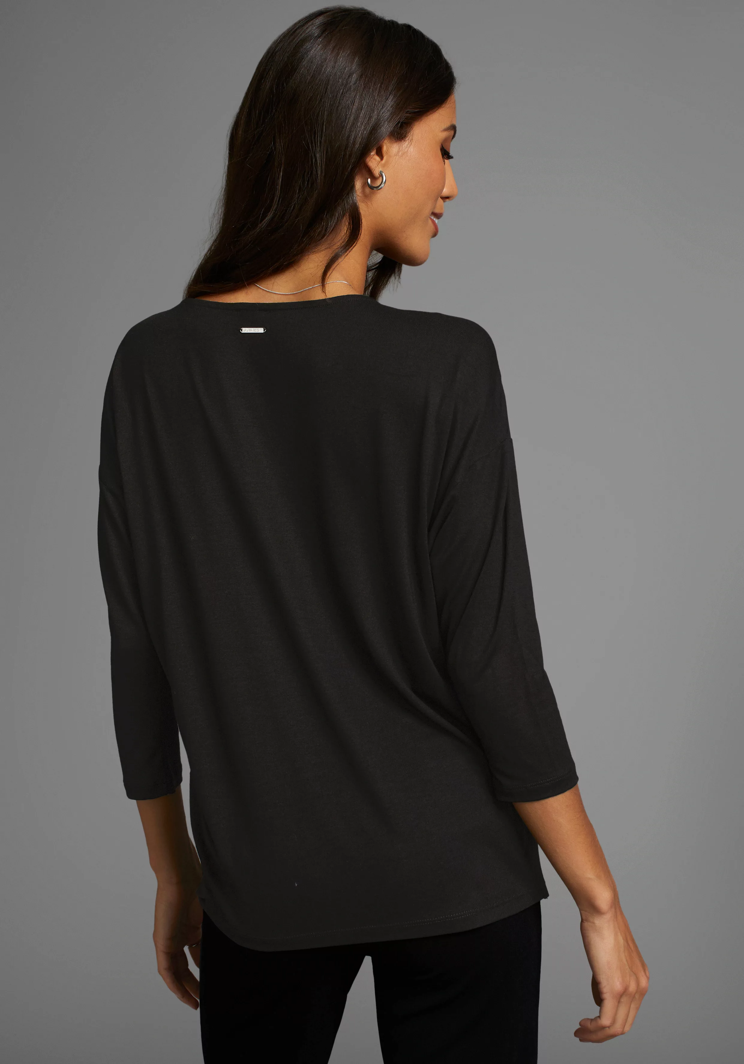 Laura Scott Shirtbluse, im Materialmix günstig online kaufen