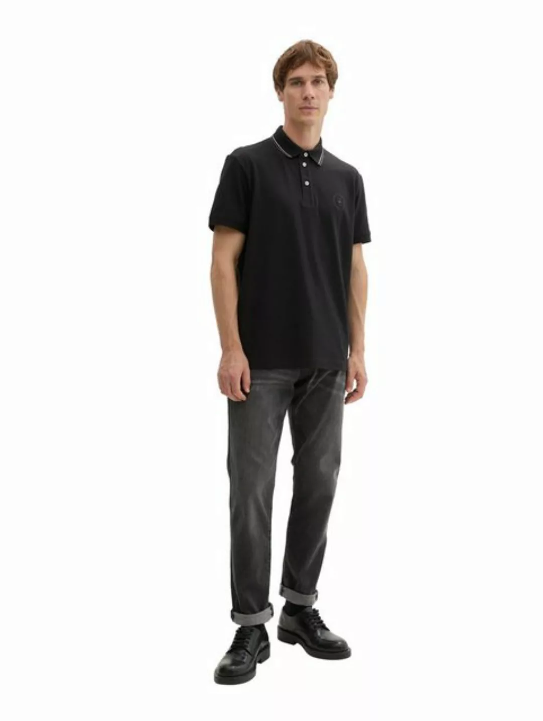 TOM TAILOR Poloshirt mit Logo Print günstig online kaufen