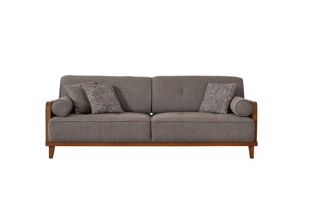 Xlmoebel Sofa Exklusives Designersofa in Grau - Luxuriöse 3-Sitzer-Couch mi günstig online kaufen