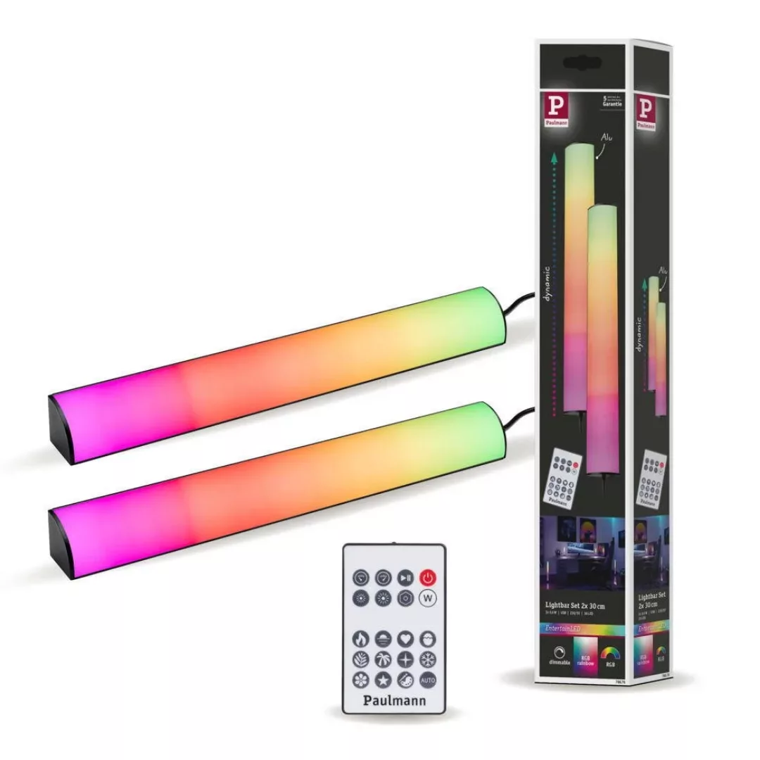 Paulmann EntertainLED Lightbar, RGB, 30cm, 2er-Set günstig online kaufen