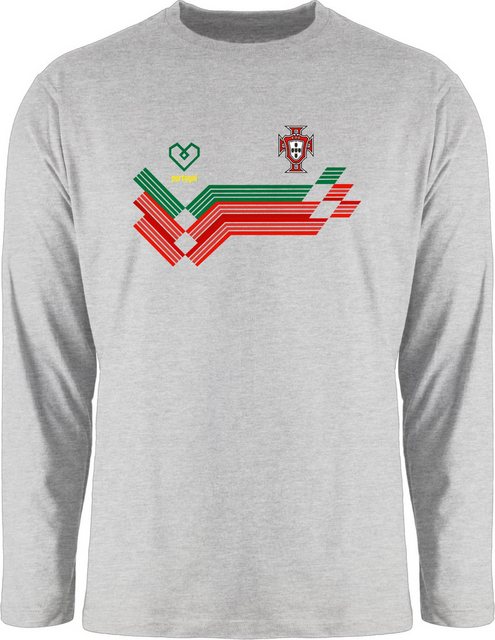 Shirtracer Rundhalsshirt Portugal Fanartikel EM, Portugal Wappen 2024 Fussb günstig online kaufen