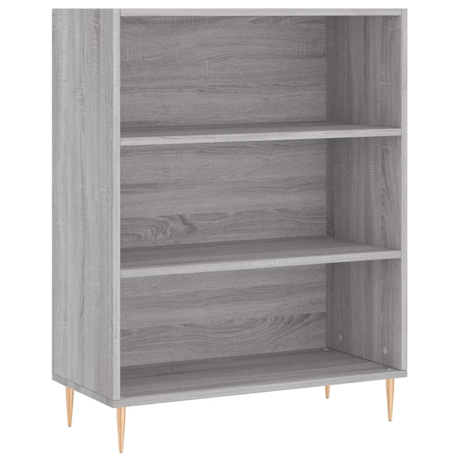 vidaXL Bücherregal Grau Sonoma 69,5x32,5x90 cm Holzwerkstoff günstig online kaufen