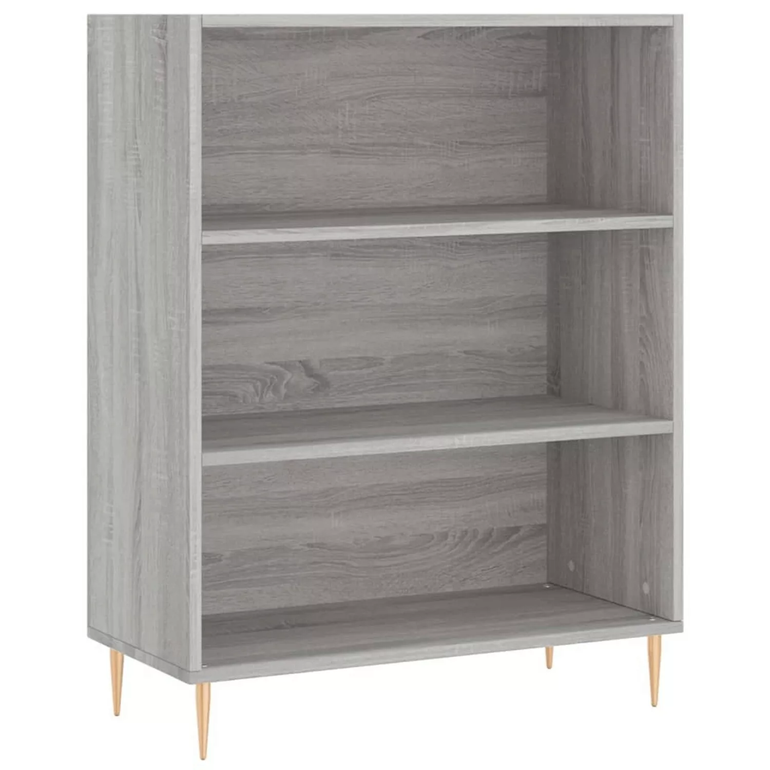 VidaXL Bücherregal Grau Sonoma 69,5x32,5x90 cm Holzwerkstoff günstig online kaufen