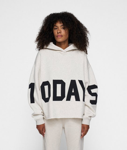 10DAYS Rundhalspullover THE STATEMENT LOGO HOODIE günstig online kaufen