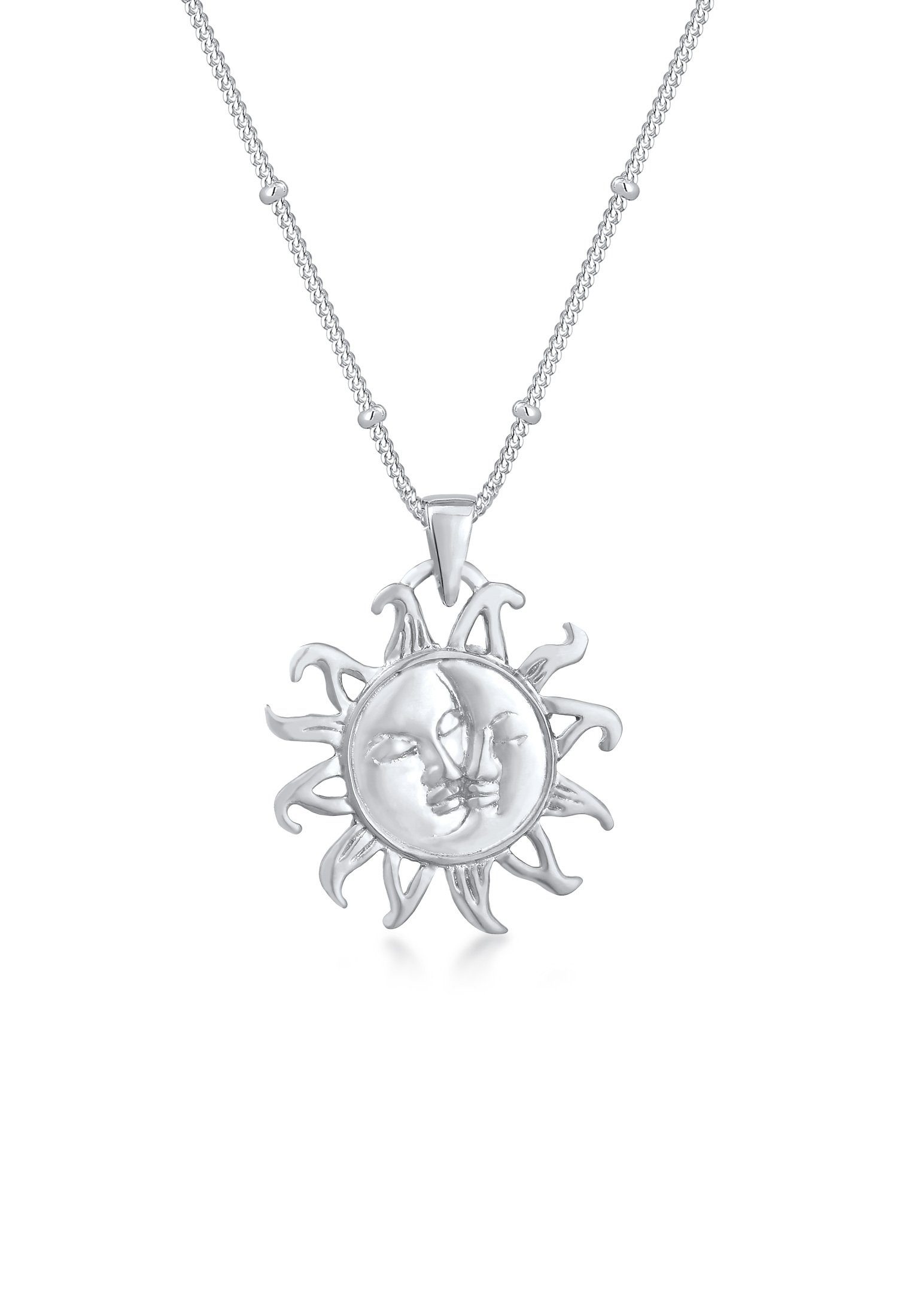 Elli Kette mit Anhänger Sonne Mond günstig online kaufen