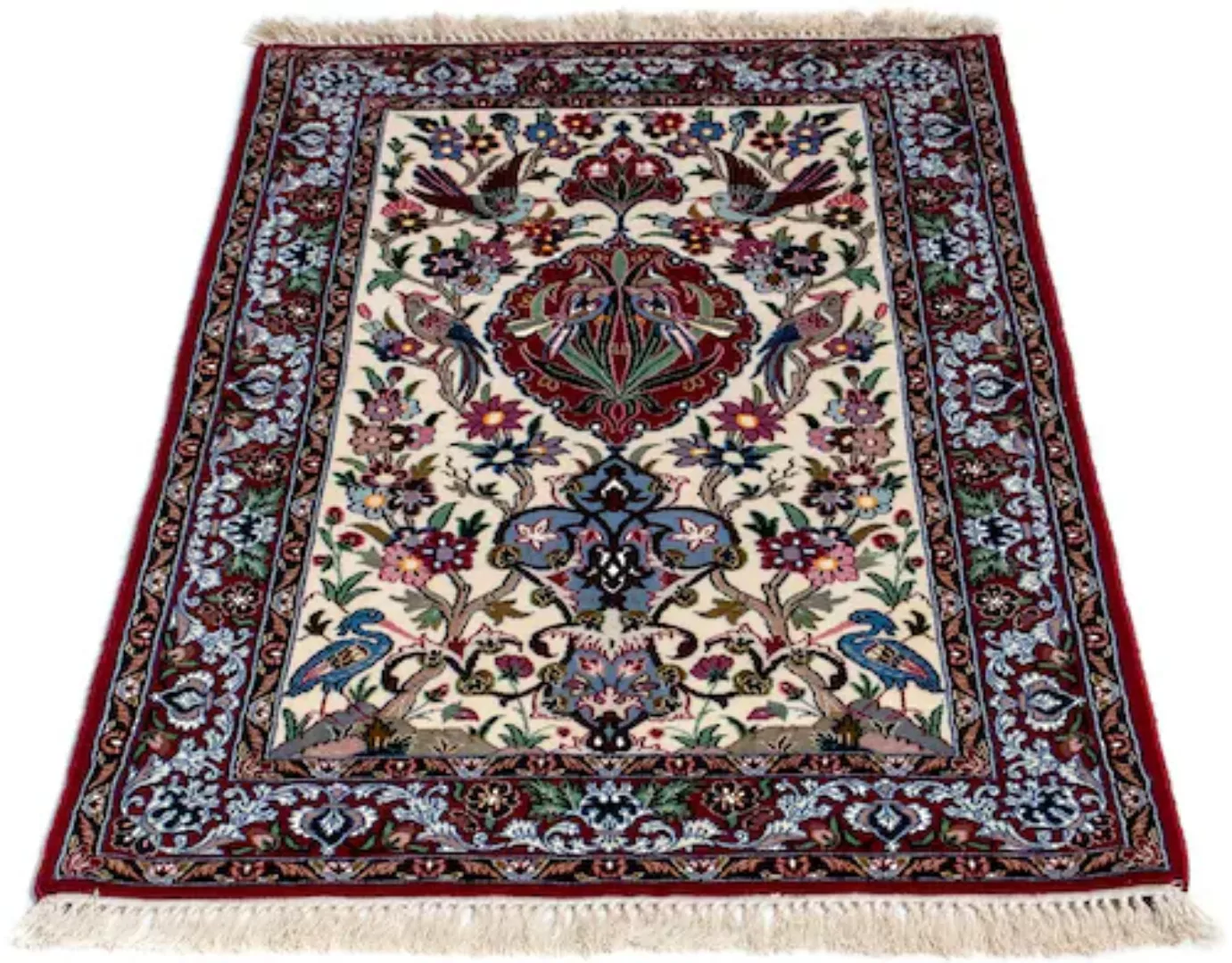 morgenland Orientteppich »Perser - Isfahan - Premium - 105 x 67 cm - dunkel günstig online kaufen