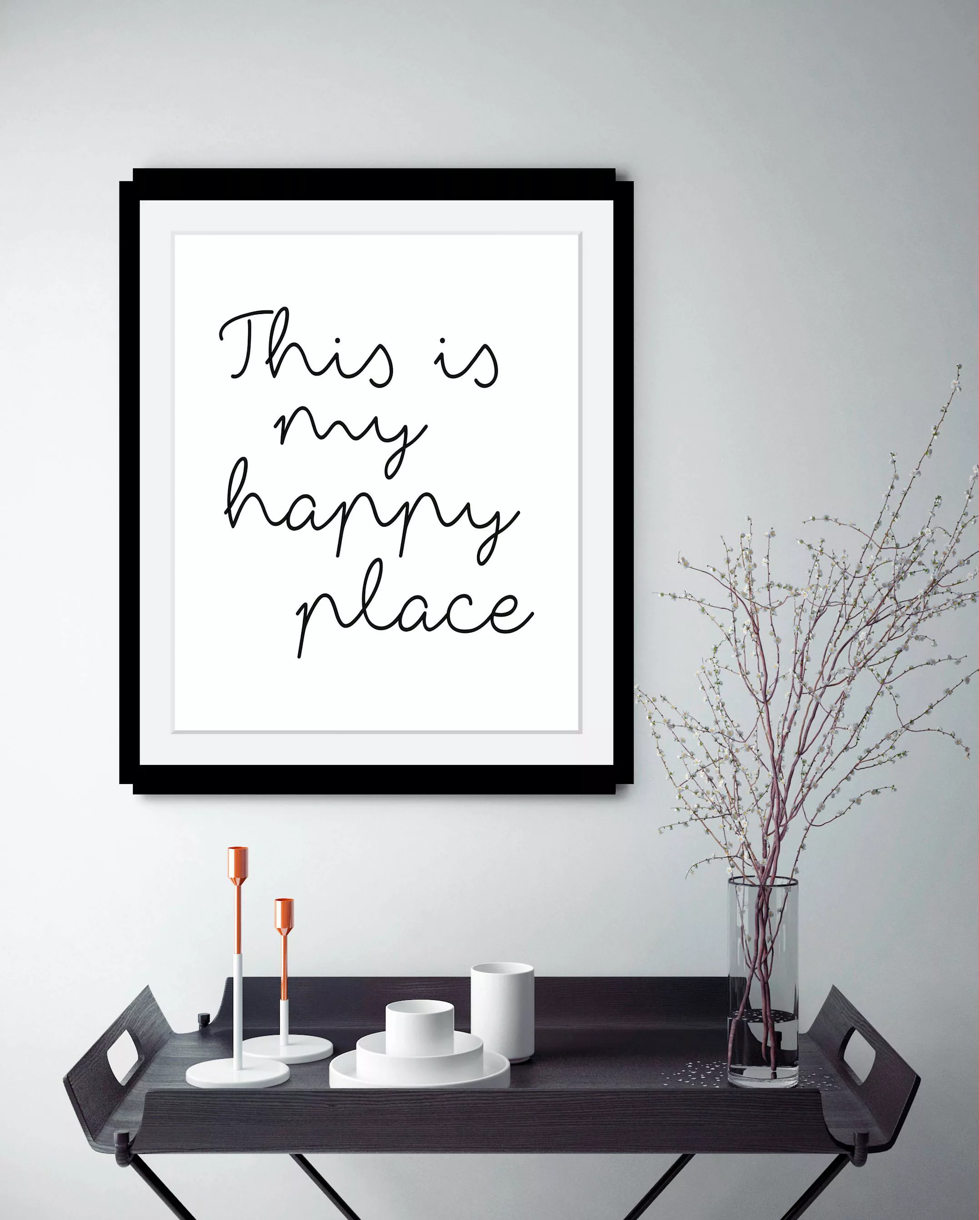 queence Bild "happy place" günstig online kaufen