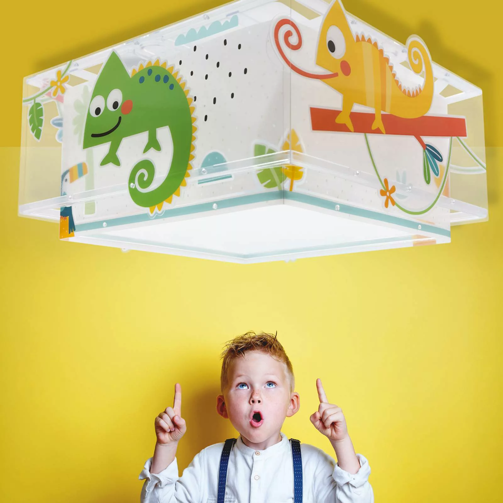 Dalber Happy Jungle Deckenlampe für Kinderzimmer günstig online kaufen