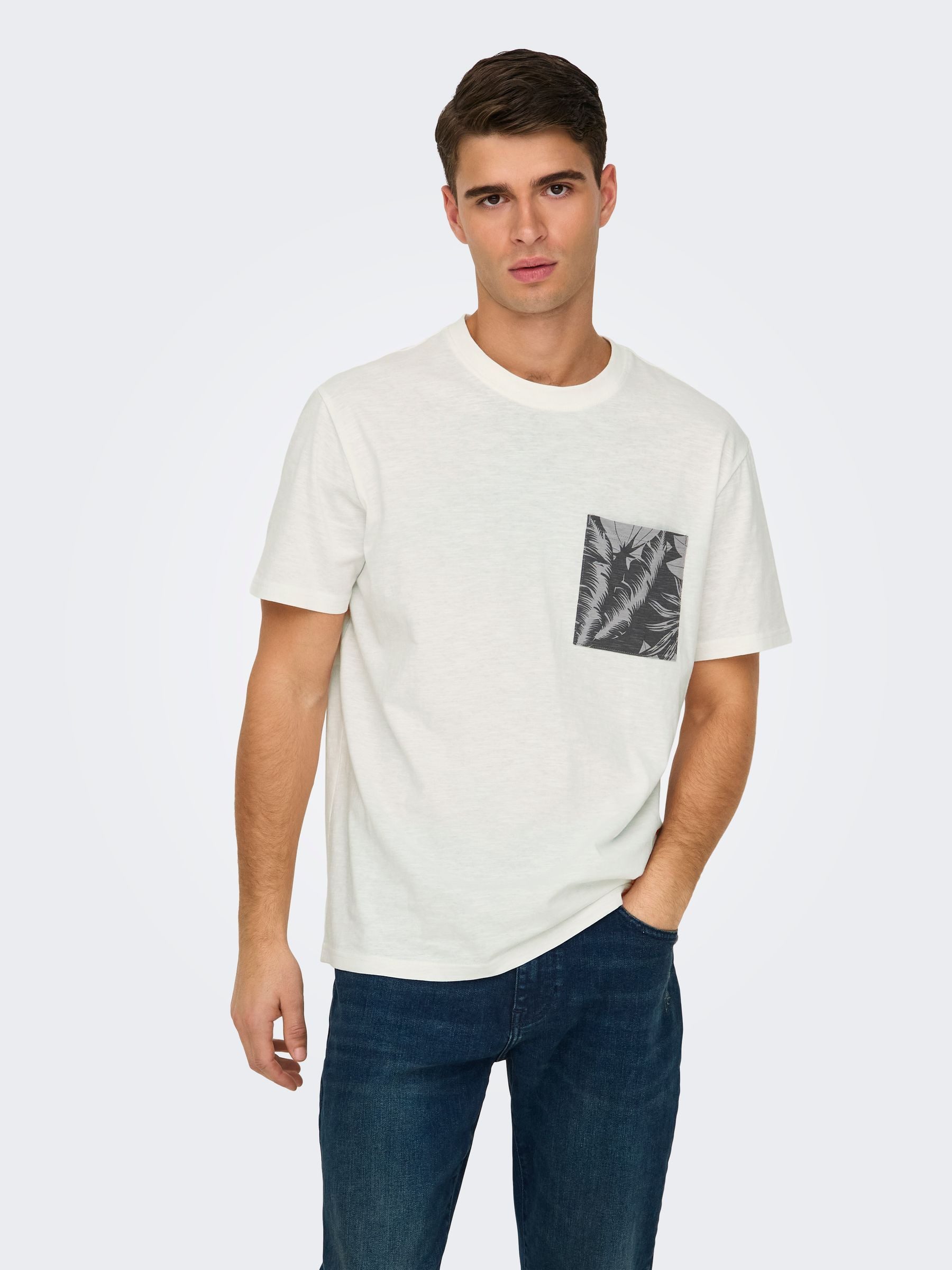 ONLY & SONS Rundhalsshirt ONSPERRY LIFE günstig online kaufen