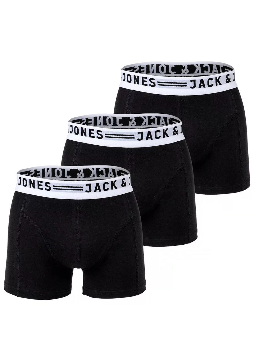 Jack & Jones Herren Boxershort SENSE - 3er PACK günstig online kaufen