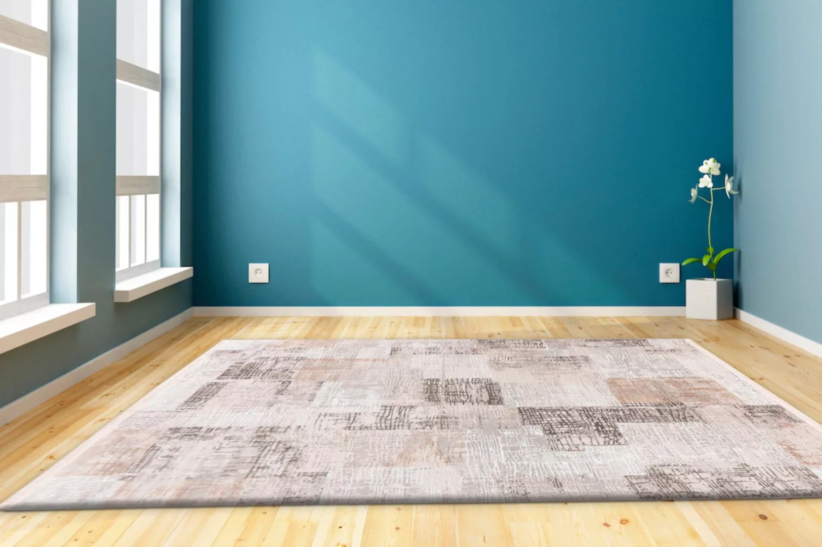 Home affaire Teppich »Mika«, rechteckig, Vintage Design, Wohnzimmer günstig online kaufen