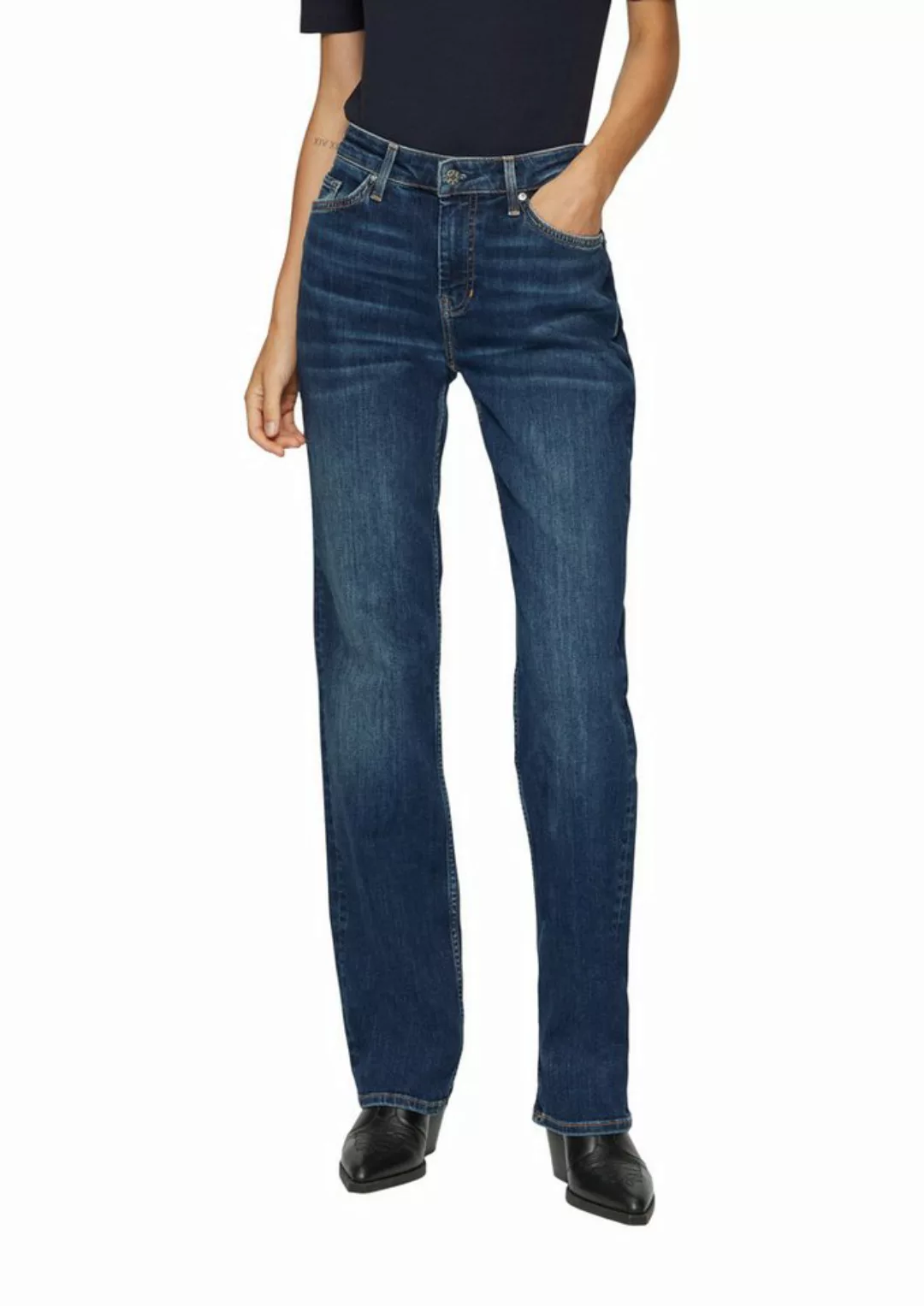 s.Oliver Bequeme Jeans s.Oliver Jeans Karolin in mittelblauer Waschung (1-t günstig online kaufen