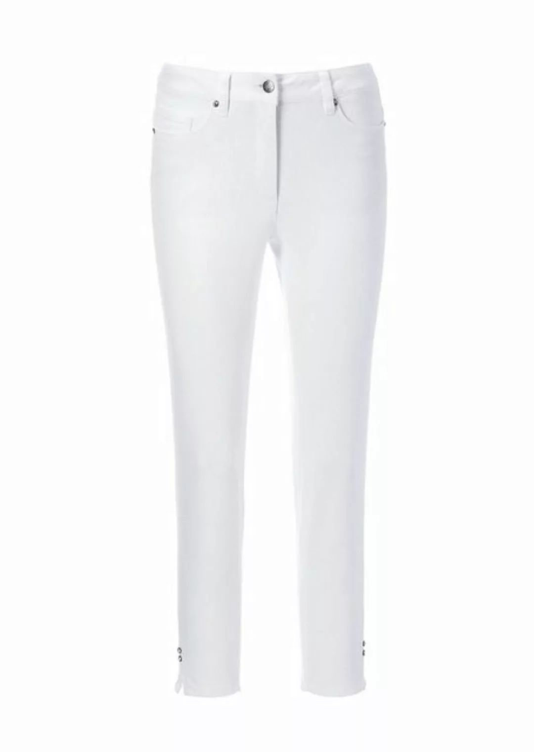 MADELEINE Gerade Jeans Schlanke 7/8-Jeans mit Strass-Dekoration günstig online kaufen