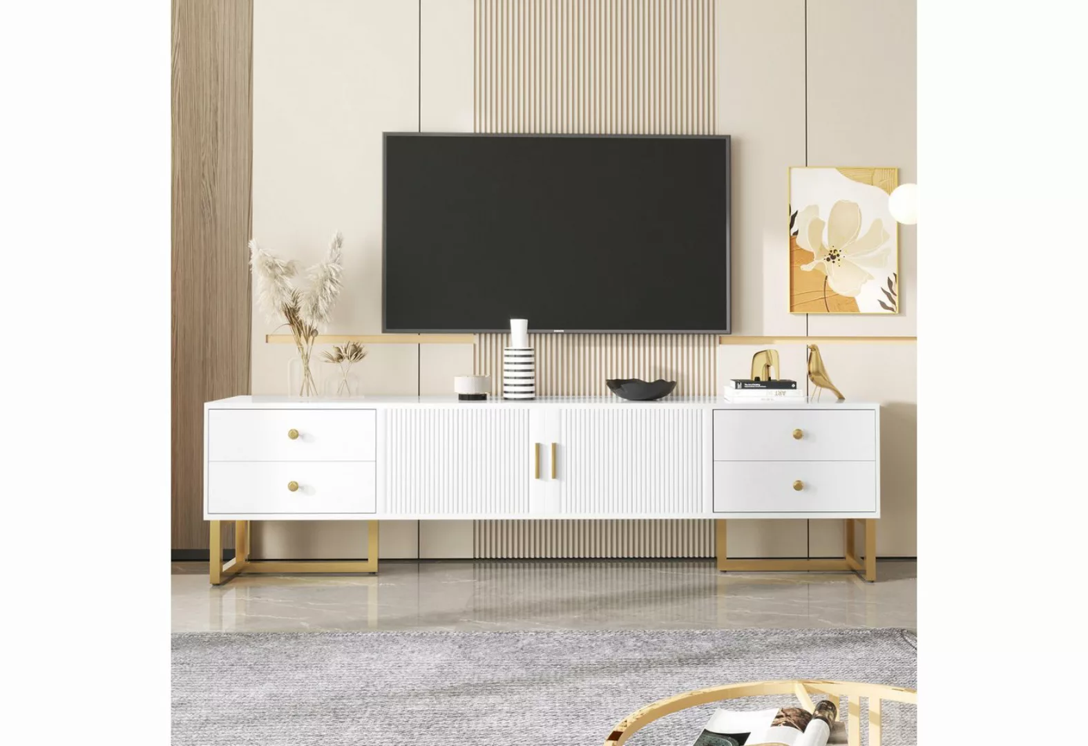 BlingBin TV-Schrank Lowboard, TV-Board, Fernsehtisch für 70-79 Zoll (1er Se günstig online kaufen