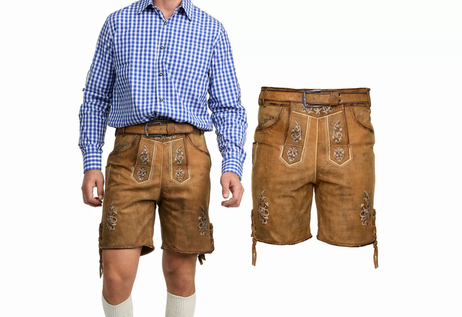 Steigenhöfer Manufaktur Trachtenlederhose ANTIK traditionelles bayrisches T günstig online kaufen