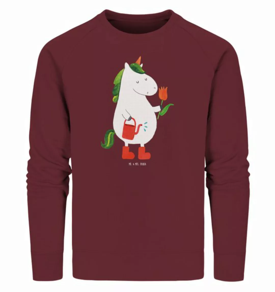 Mr. & Mrs. Panda Longpullover Größe XL Einhorn Gärtner - Burgundy - Geschen günstig online kaufen