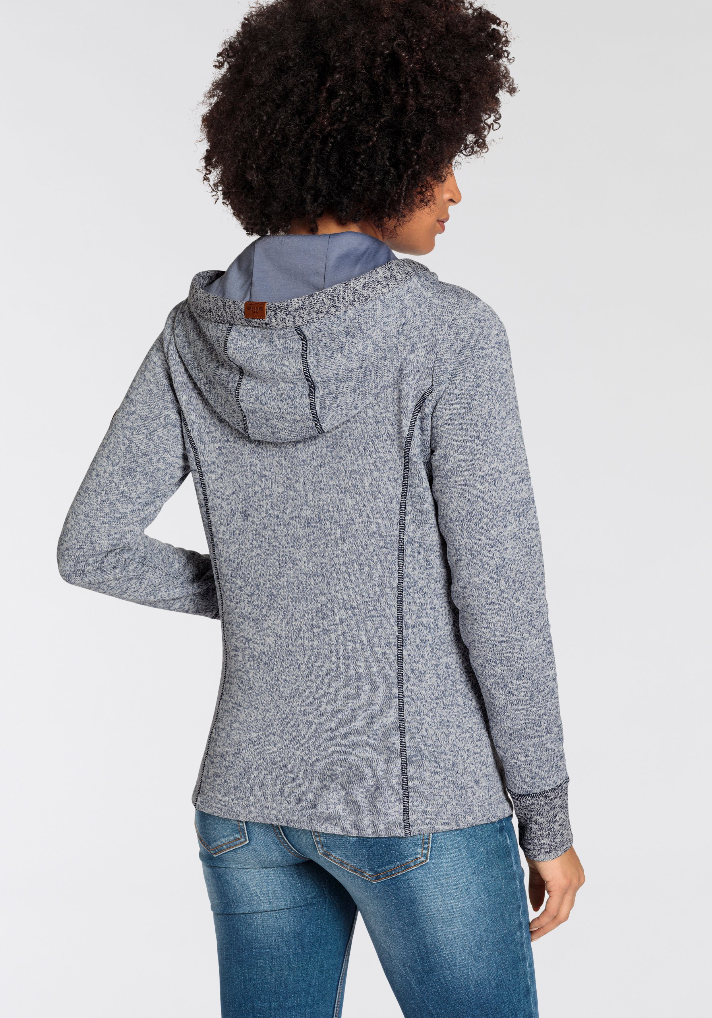 KangaROOS Kapuzensweatjacke aus weichen Fleece im günstig online kaufen
