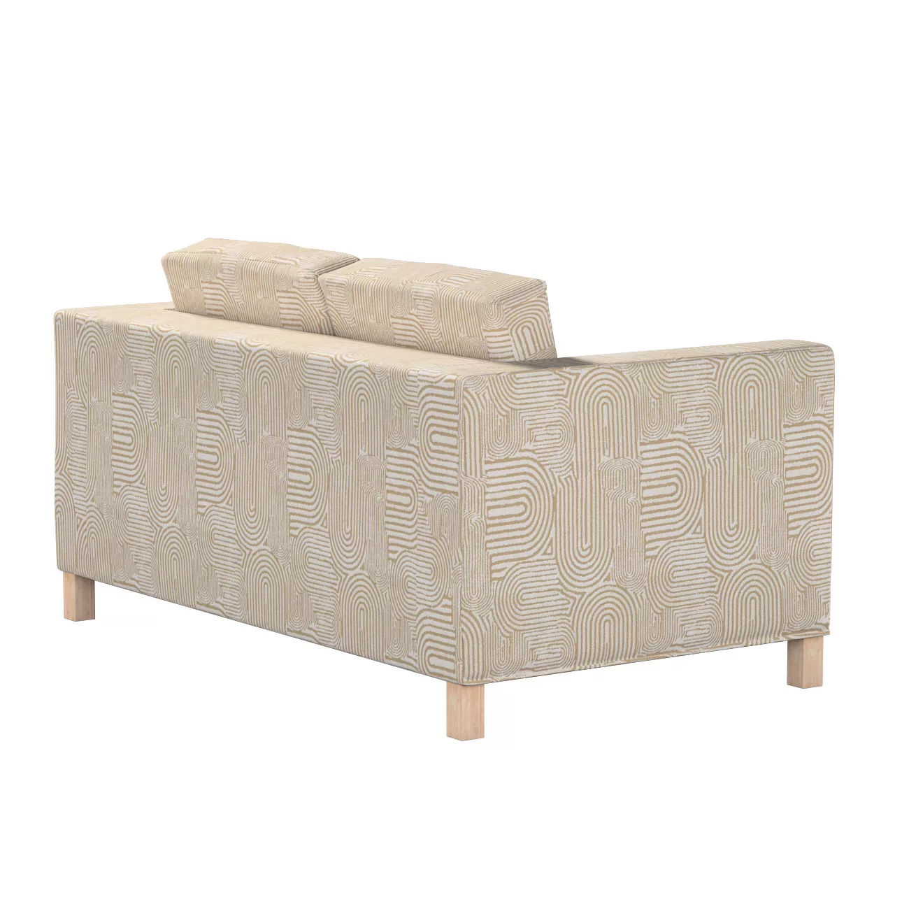 Bezug für Karlanda 2-Sitzer Sofa nicht ausklappbar, kurz, beige-ecru, 60cm günstig online kaufen