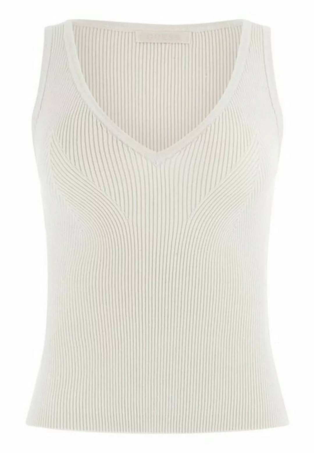 Guess T-Shirt Damen Stricktop mit Viskose EDEN (1-tlg) günstig online kaufen