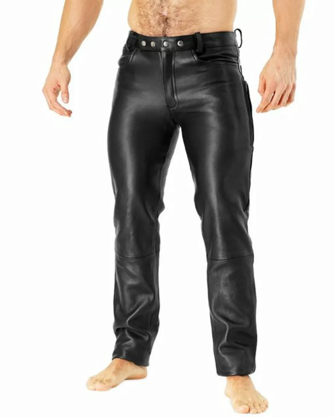 BOCKLE Lederhose Bockle® Strong Stretch Leather Lederhose Lederjeans Herren günstig online kaufen