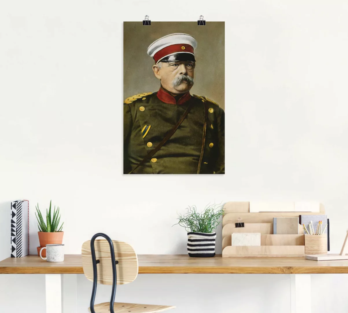 Artland Wandbild "Otto von Bismarck", Menschen, (1 St.), als Leinwandbild, günstig online kaufen